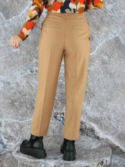 Marc Cain TC 81.16 W14 Pantalons Camel -Kleding Speciaal Winkel 100001936 4