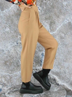 Marc Cain TC 81.16 W14 Pantalons Camel -Kleding Speciaal Winkel 100001936 5