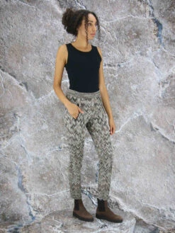 Cambio RANEE 6726-0267-18 Pantalons Grijs -Kleding Speciaal Winkel 100002036 7