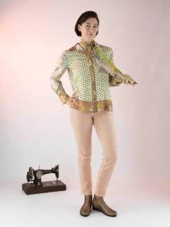 Marc Cain VC 81.15 W48 Pantalons Poeder -Kleding Speciaal Winkel 100002271 6