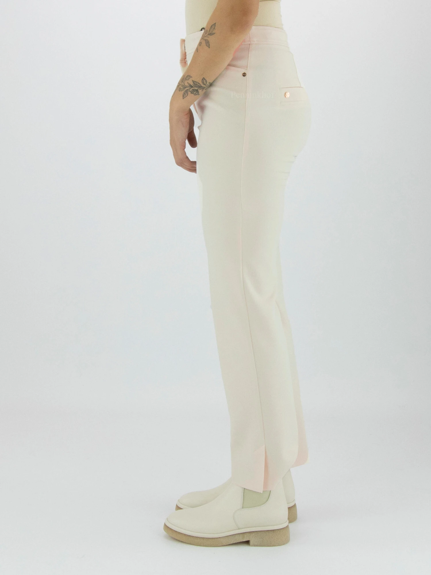 Marc Cain VC 81.42 W09 Pantalons Roomwit 3 Marc Cain VC 81.42 W09 Pantalons Roomwit - Afbeelding 3