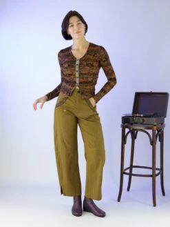 High ABOUT-TURN 702831 Pantalons Groen -Kleding Speciaal Winkel 100002333 6