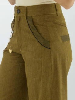 High ABOUT-TURN 702831 Pantalons Groen -Kleding Speciaal Winkel 100002333 9