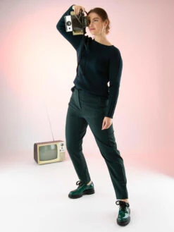 Annette Görtz GEMO 37107 Pantalons Groen -Kleding Speciaal Winkel 100002370 6