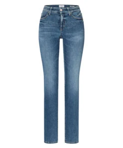 Cambio PARIS STRAIGHT LONG 9182 0031-04 Jeans Blauw