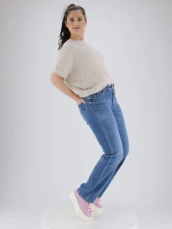 Cambio PARIS STRAIGHT LONG 9182 0031-04 Jeans Blauw -Kleding Speciaal Winkel 104000567 6