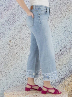 Cambio CELIA 9175-0021-13 Jeans Blauw -Kleding Speciaal Winkel 104000650 5