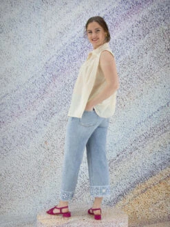 Cambio CELIA 9175-0021-13 Jeans Blauw -Kleding Speciaal Winkel 104000650 6