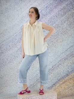 Cambio CELIA 9175-0021-13 Jeans Blauw -Kleding Speciaal Winkel 104000650 7