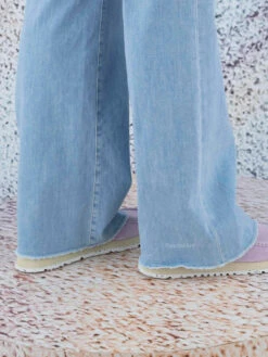 Cambio TESS WIDE LEG 9150-0014-04 Jeans Blauw -Kleding Speciaal Winkel 104000658 9