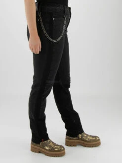 High KICK OFF702801 Jeans Zwart -Kleding Speciaal Winkel 104000665 5