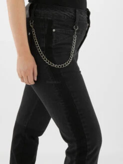 High KICK OFF702801 Jeans Zwart -Kleding Speciaal Winkel 104000665 8