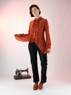 High INTERUPT 702808 Jeans Bruin -Kleding Speciaal Winkel 104000674 6