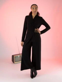 Joseph Ribkoff 233097 Jumpsuits Zwart -Kleding Speciaal Winkel 105000055 7