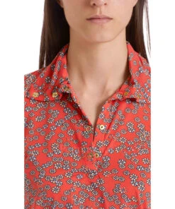 Marc Cain PC4833 J64 Blouse Rood -Kleding Speciaal Winkel 110000454 3