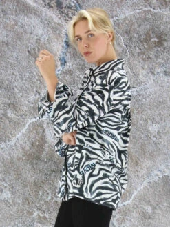 Marc Cain TS 51.06 W17 Blouse Wit -Kleding Speciaal Winkel 110000580 3