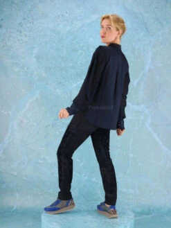 High PROUD S50215 Blouse Blauw -Kleding Speciaal Winkel 110000596 7