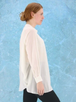 High THANK YOU S50220 Blouse Roomwit -Kleding Speciaal Winkel 110000600 5