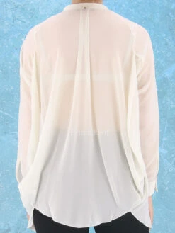 High THANK YOU S50220 Blouse Roomwit -Kleding Speciaal Winkel 110000600 8