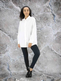 Marc Cain TS 51.10 W80 Blouse Wit -Kleding Speciaal Winkel 110000607 7