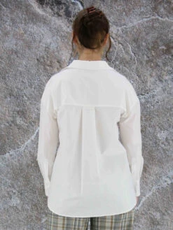 Peserico S06807D-OO659 Blouse Wit -Kleding Speciaal Winkel 110000612 3