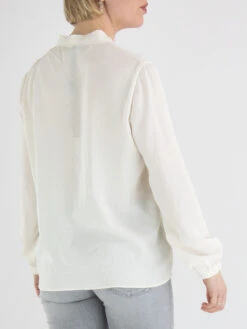 Marc Cain +E51.03 W10 Blouse Roomwit -Kleding Speciaal Winkel 110000622 4