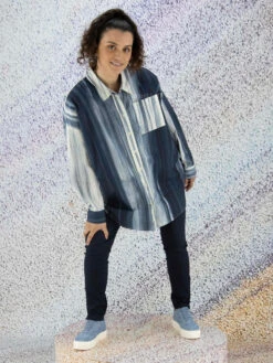 Annette Görtz RACE 36116 Blouse Blauw -Kleding Speciaal Winkel 110000682 6