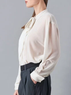 High REMARK S50218 Blouse Roomwit -Kleding Speciaal Winkel 110000696 3