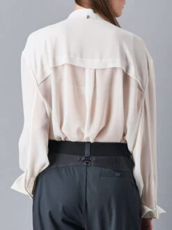 High REMARK S50218 Blouse Roomwit -Kleding Speciaal Winkel 110000696 4