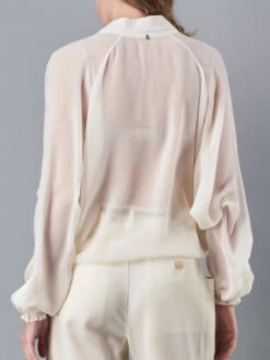 High MANON 750762 Blouse Roomwit 7 High MANON 750762 Blouse Roomwit -Kleding Speciaal Winkel 110000701 4