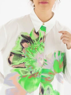 Marc Cain VC 51.12 W90 Blouse Wit -Kleding Speciaal Winkel 110000705 9