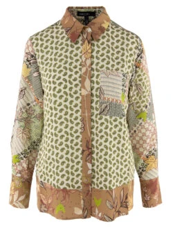 Marc Cain VC 51.20 W24 Blouse Groen