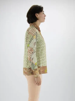 Marc Cain VC 51.20 W24 Blouse Groen -Kleding Speciaal Winkel 110000707 5