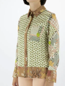 Marc Cain VC 51.20 W24 Blouse Groen -Kleding Speciaal Winkel 110000707 8