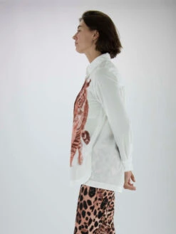 Marc Cain VS 51.08 W81 Blouse Wit -Kleding Speciaal Winkel 110000708 3