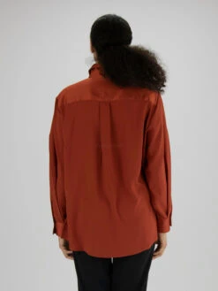 High NURTURE S50249 Blouse Oranje -Kleding Speciaal Winkel 110000719 4