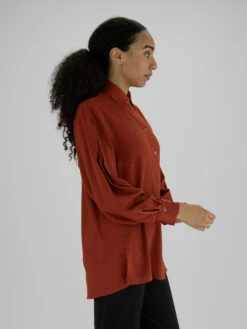 High NURTURE S50249 Blouse Oranje -Kleding Speciaal Winkel 110000719 5