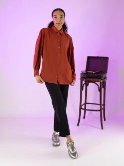 High NURTURE S50249 Blouse Oranje -Kleding Speciaal Winkel 110000719 6