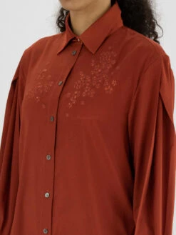 High NURTURE S50249 Blouse Oranje -Kleding Speciaal Winkel 110000719 8