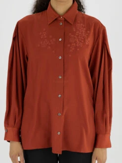 High NURTURE S50249 Blouse Oranje -Kleding Speciaal Winkel 110000719 9