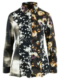 High MENTION S50258 Blouse Multi Color