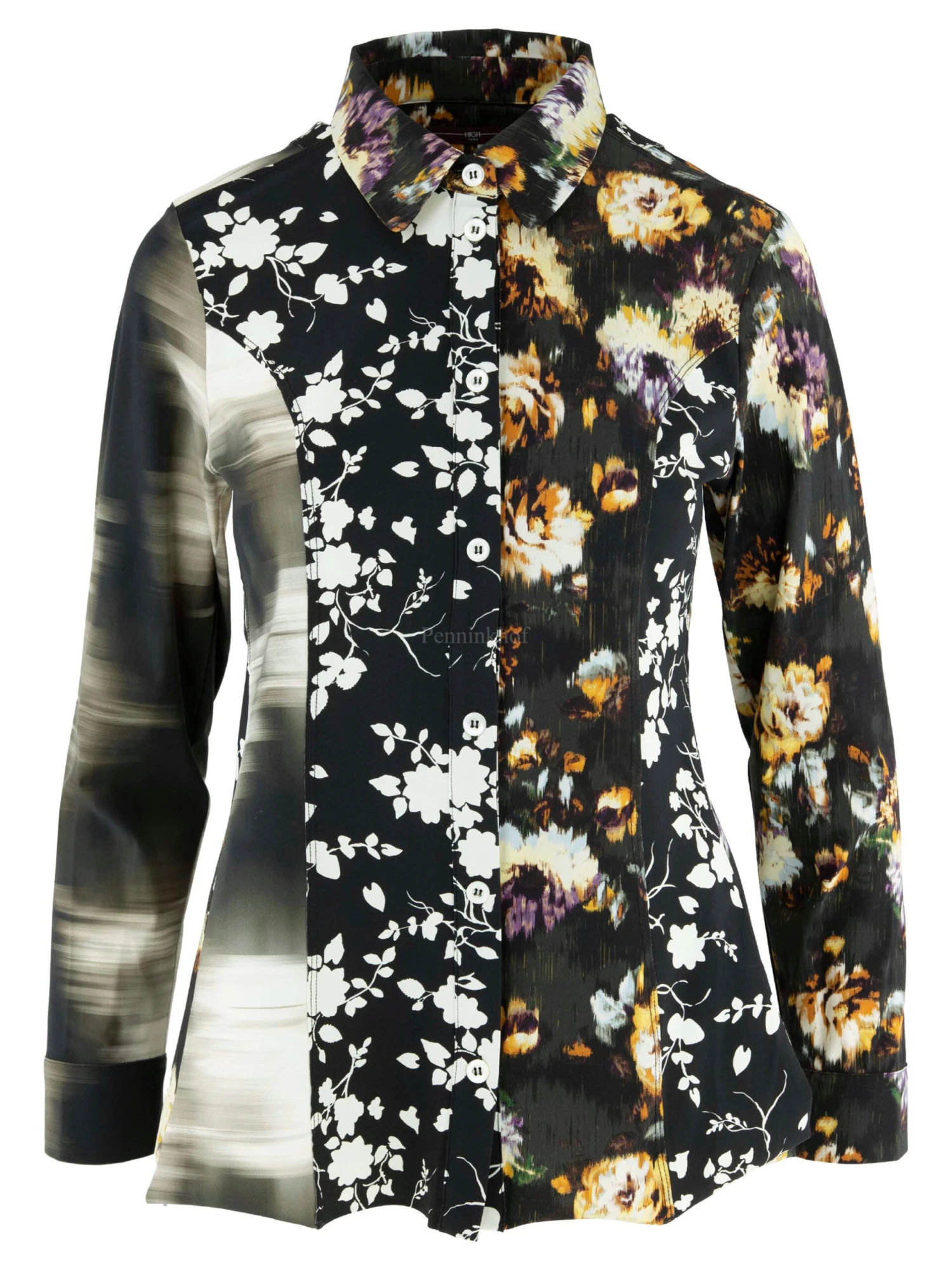 High MENTION S50258 Blouse Multi Color