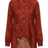 High DEARLY S50251 Blouse Rood