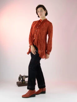 High DEARLY S50251 Blouse Rood -Kleding Speciaal Winkel 110000724 7