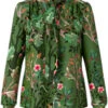 Marc Cain VC 51.37 W64 Blouse Groen