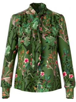 Marc Cain VC 51.37 W64 Blouse Groen