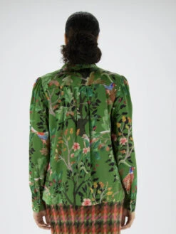 Marc Cain VC 51.37 W64 Blouse Groen -Kleding Speciaal Winkel 110000725 4