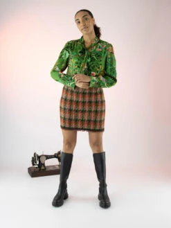 Marc Cain VC 51.37 W64 Blouse Groen -Kleding Speciaal Winkel 110000725 7