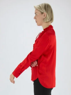 Marc Cain VC 51.41 W72 Blouse Rood -Kleding Speciaal Winkel 110000726 3