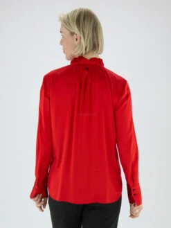 Marc Cain VC 51.41 W72 Blouse Rood -Kleding Speciaal Winkel 110000726 4